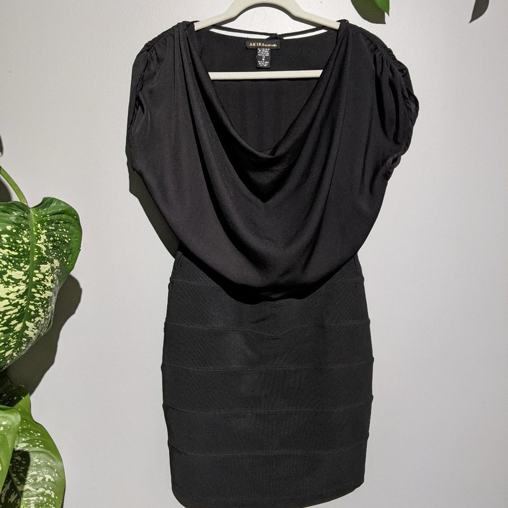 AKIRA-Black Label Black mini dress-Size M